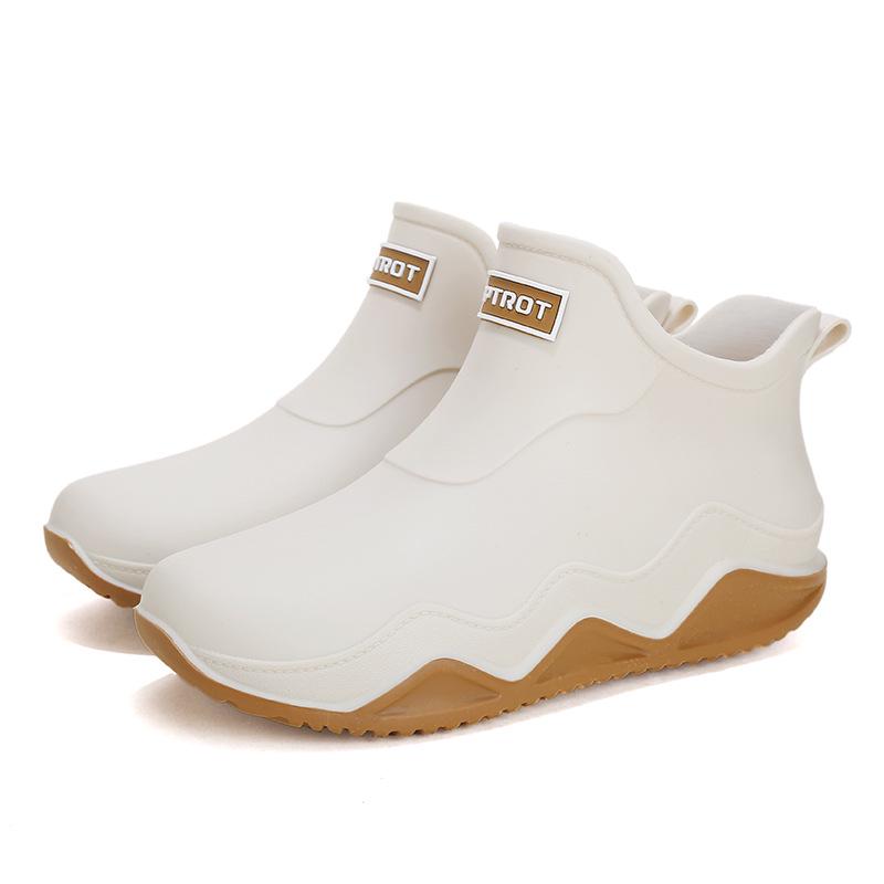 Waterproof Low-Cut Korean-Style Rain Boots - Non-Slip for Men, Women, Students & Adults