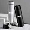 1pc Portable Thermos Bottle Intelligent Stainless Steel Temperature Thermos Cup For Renegade Compass Wk2 Wrangler JK Style