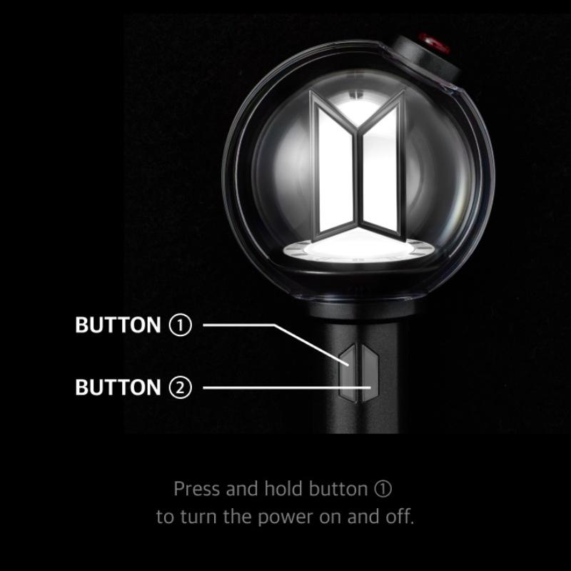 BTS Oficjalny breloczek do kluczy Light Stick Wersja 4, Oficjalny, Oryginalny, Autentyczny, KPOP
