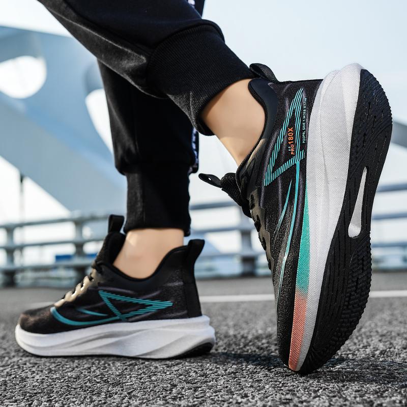 Herrenschuhe Atmungsaktiv Lässig Sportlich Leicht Vielseitig Rebound Rutschfest Abriebfest Paar Laufschuhe Übergröße