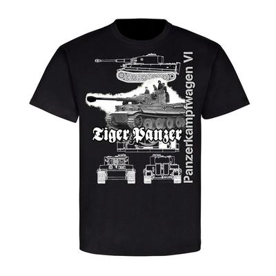 Panzerkampfwagen VI Panzer TİP VI Tiger Tank Tişört. Premium Pamuk Kısa Kollu O Yaka Erkek Tişört Yeni S-3XL