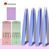 Ouriner 4 PCS Stainless Steel Eyebrow Clippers Set Hair Removal Forceps Oblique And Straight Mouth Eyebrow Trimming Clip