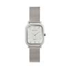 [RUMTTON] RUMTTON Harbor Mother-of-Pearl Mesh Band Watch White Silver