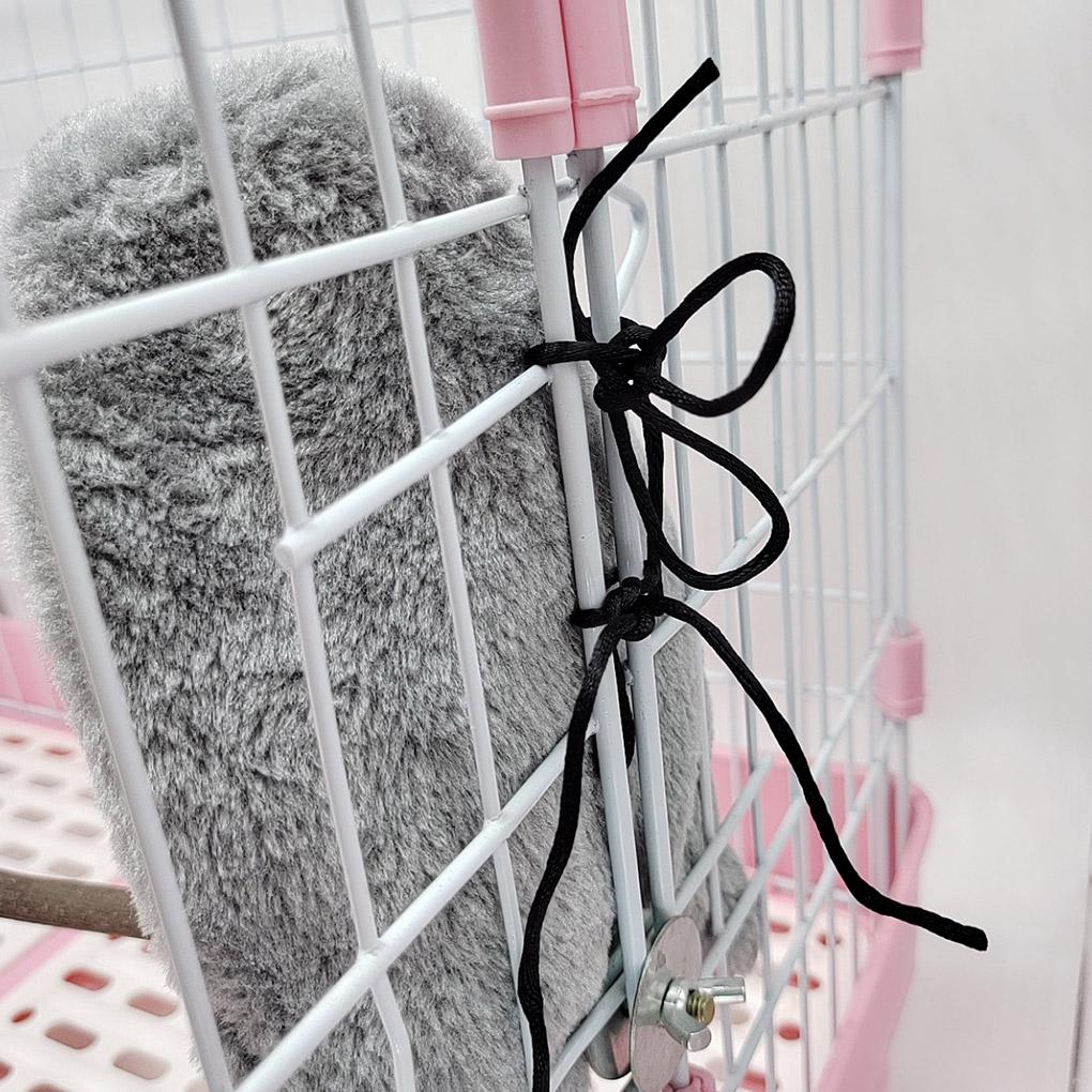Bird Shawl Nest Plush Warming Pet Hanging Tent Hanging Windproof Warm Parrot Bird Sleeping Nest Pet Bird Supplies