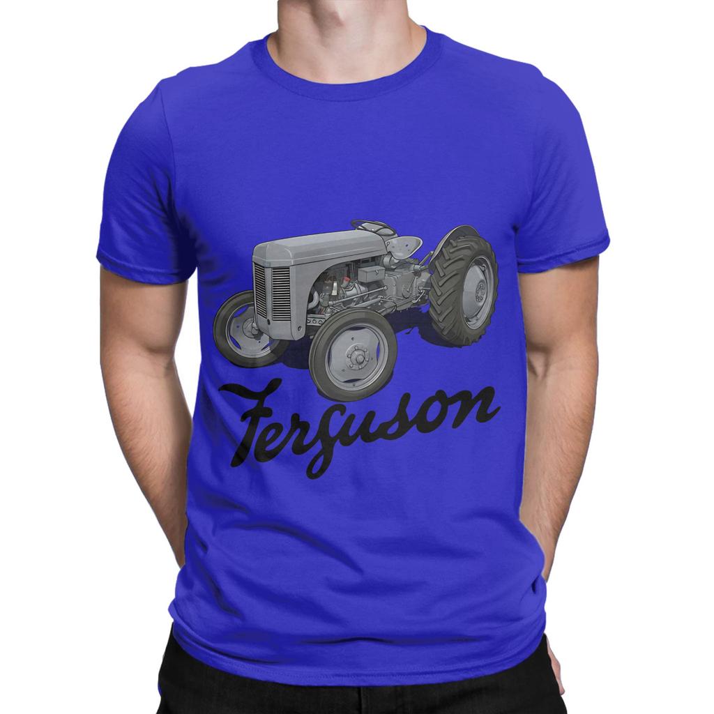 Trattore Ferguson TE20 Little Grey Fergie Grafica Divertente Maglietta 100% Cotone Massey Ferguson Magliette Top Per Unisex