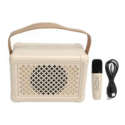 Portable Karaoke Speaker System Multifunctional Mini Cute Bluetooth Speaker with Microphone for Home Outdoor Party