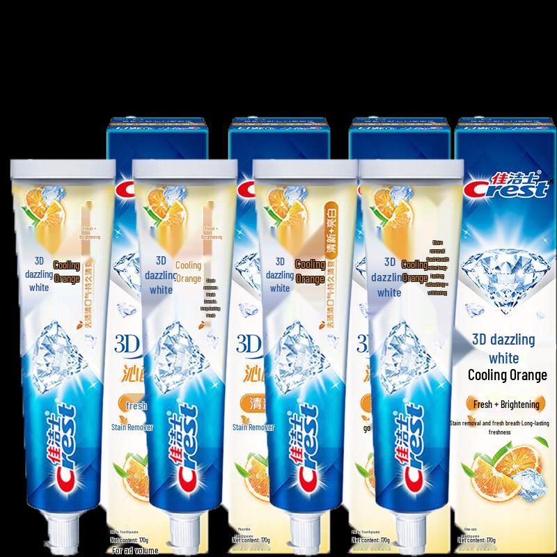 Crest 3D White Arctic Orange Toothpaste (4x170g)