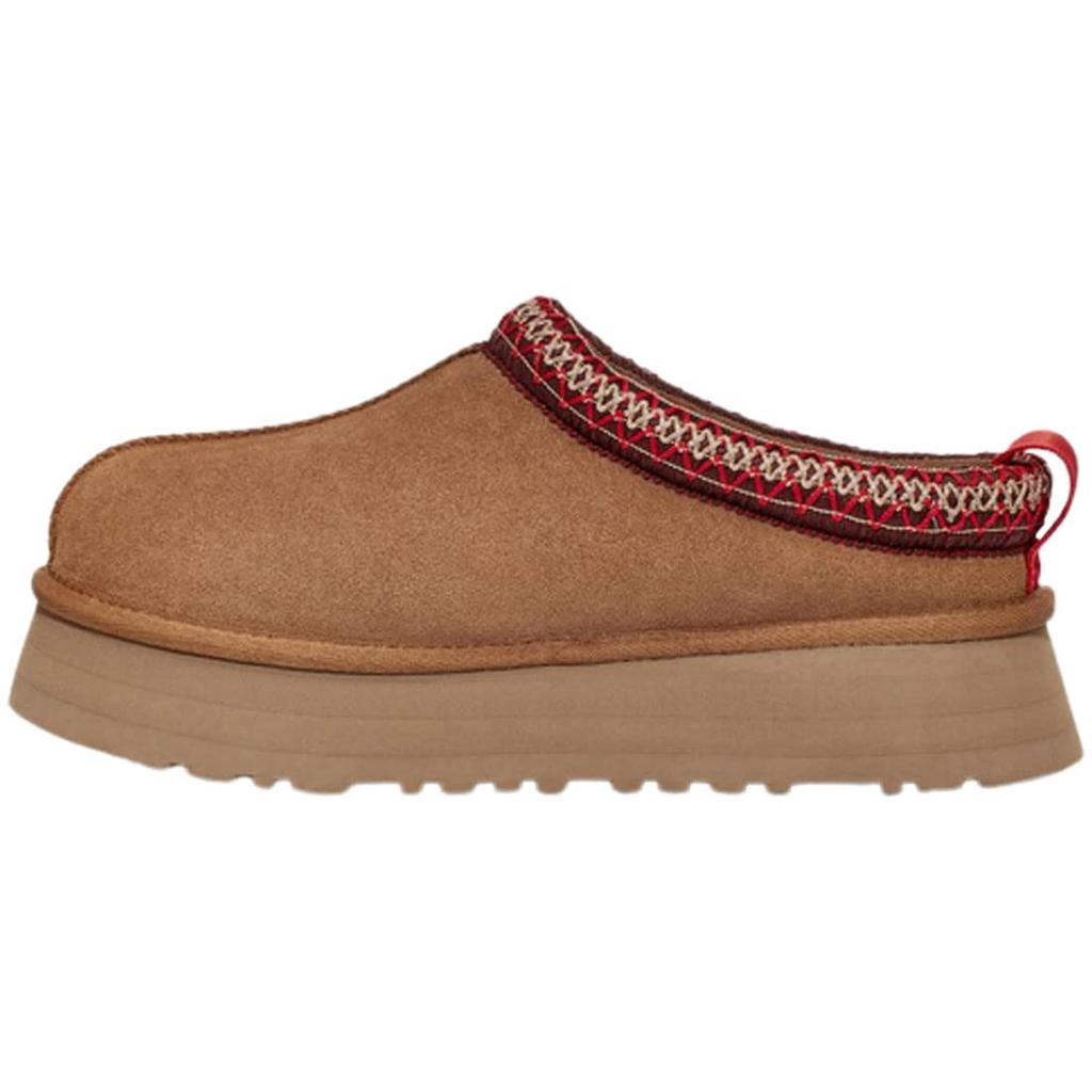 UGG TAZZ Chestnut Shearling Platform Room Size US7 1122553 Women's Slippers, Sandals, Shoes, (24.0cm), [Used]