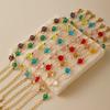 Ins Wind Colored Glass Diamond Bracelet Small Fresh INS Natural Simple Model, Dopamine Handmade Chain