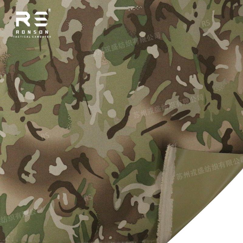 

BEPAN BTP Pattern MC 600D Polyester Oxford Cloth PVC Coated Waterproof Wear-Resistant Hunting Vest Fitting Tent Cloth