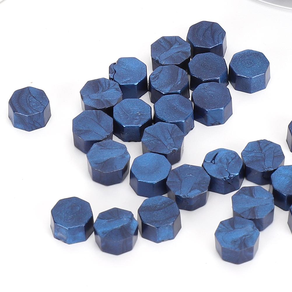200Pcs Sealing Wax Octagon Seal Pearlescent Suit Bottle Packing for Envelopes Documents Wedding