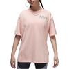 Jordan Letter Logo Graphic Vintage Crew Neck Short Sleeve T-Shirt Women Tops Orange Pink DO5015-800