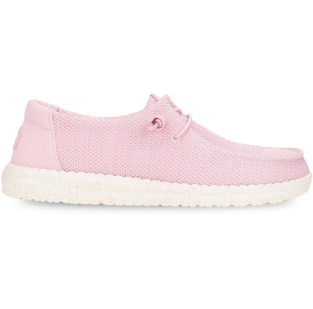 Женская обувь Dude Wendy stretch sox sneaker rosa белые