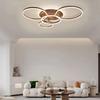 LED Chandelier Modern Creative Luxury Circular Dimmable Ceiling Light Villa Living Room Dining Room Interior Decoration Light