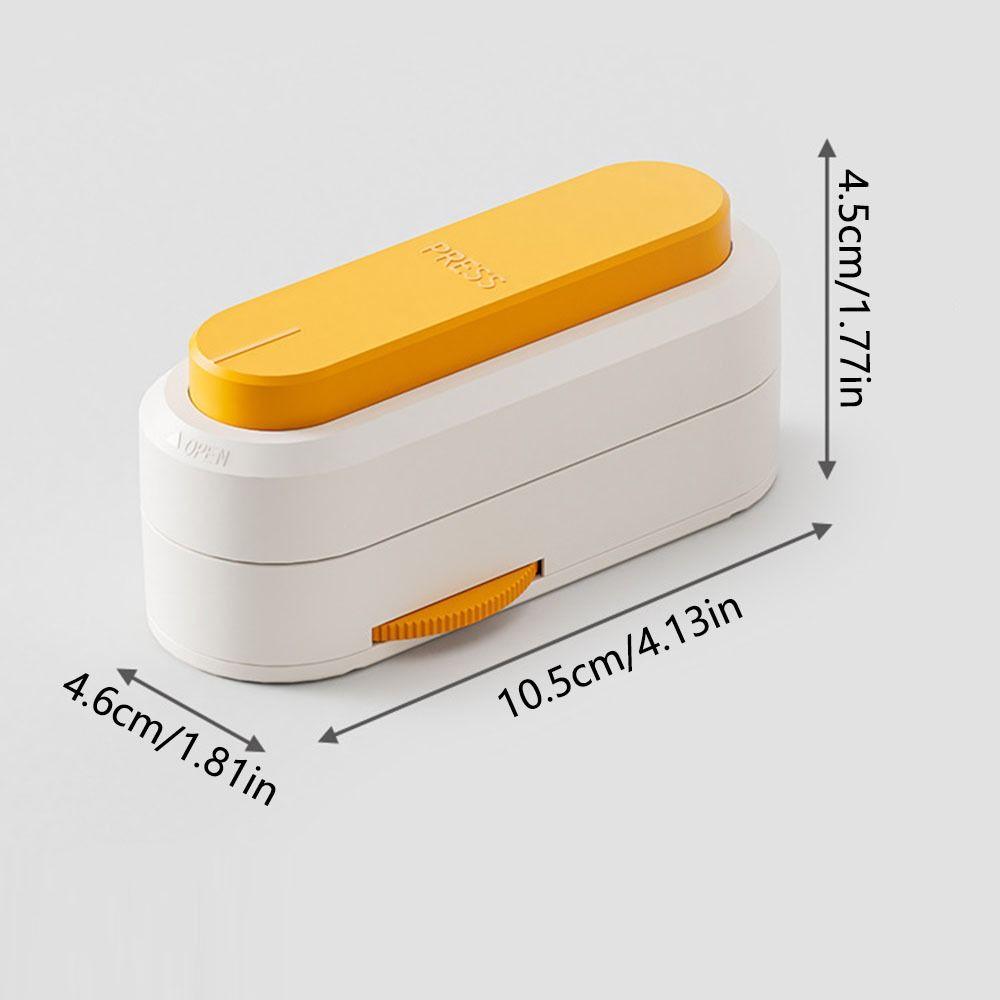 2 In 1 Pill Storage Box Dust-Proof Cut Tablet Dispenser Waterproof Daily Pill Splitter  Home