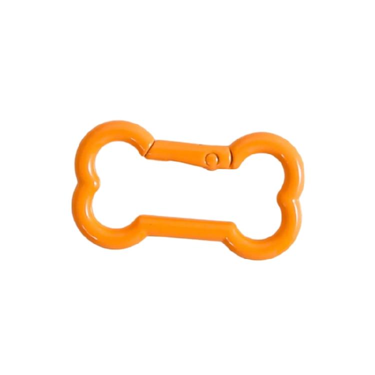 Zinc Alloy Bone Keychain Decoration Spring Operated Clasp Available In 6 Playful Color Options