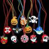 Dětský Halloweenský Rozsvěcující Se Dýňový Duch Prsten - Dekorace pro Mateřskou Školu, Odměna pro Žáky