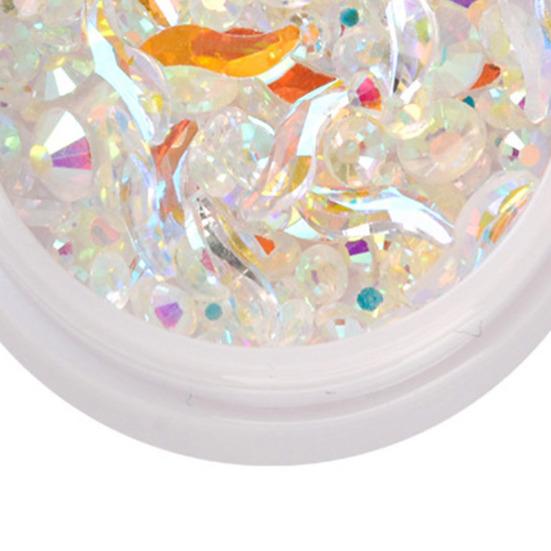 Maniküre Dekor flachen Boden DIY Handwerk Nagel Charme unregelmäßige Form Nagelkunst