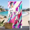 Cristiano Ronaldo Printed Beach Towel Quick Dry Soft TowelPortable Large Rectangular Beach Blanket for Travel Swimming Pool