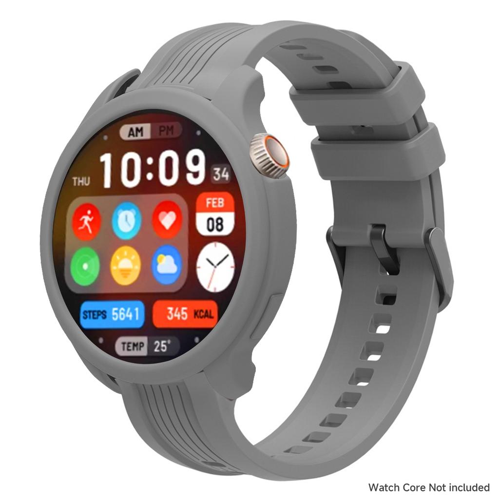 Silikonarmband+Hülle Für Amazfit Balance Verstellbares Sportarmband Smartwatch Anti-Fall Kratzfestes Armband Uhrengehäuse Set Zubehör