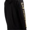 Emporio Armani EA7 Logo Hooded Cotton Zip-Up Long Sleeve Sweatshirt Men Sweatshirt Black 7M000568-AF13512-MC004
