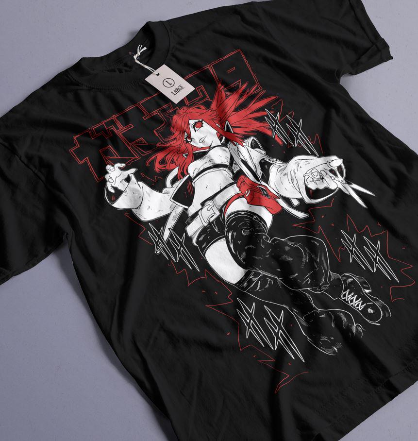 Unisex Fire Style _ Streetwear _ Japan Style _ Unisex Cotton Tshirt 4XL