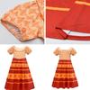 Lebhaftes Encanto Prinzessinnenkleid für Mädchen Perfekt für Partys und Cosplay