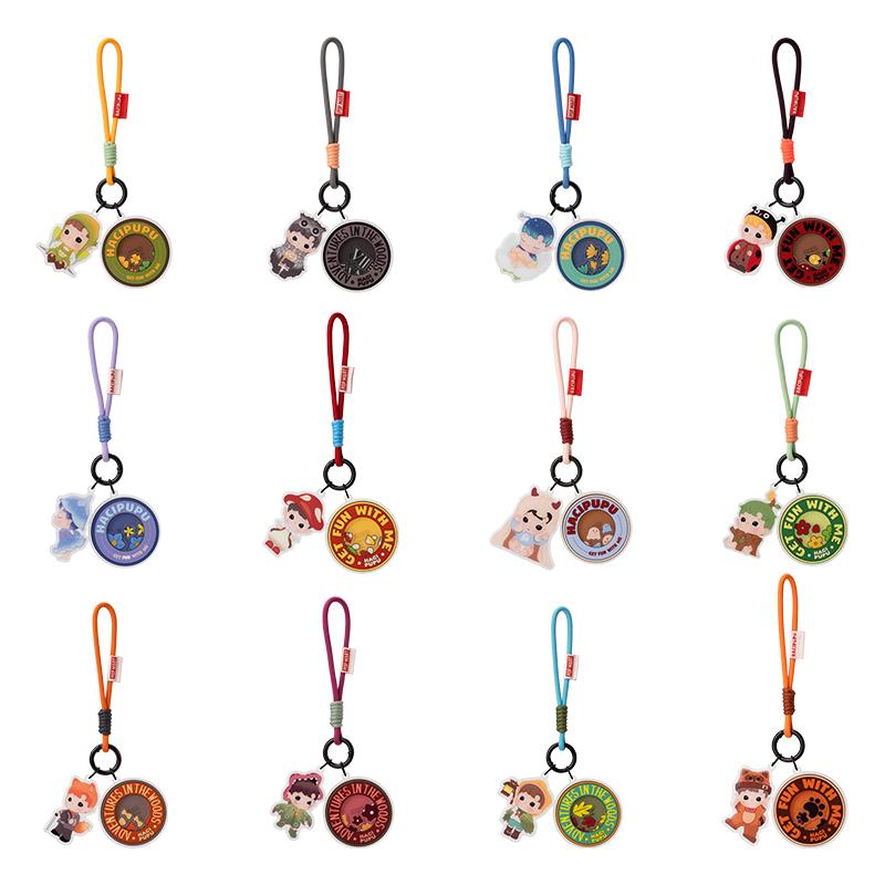 New POP MART Pop Mart/HACI Forest Adventure Collection Pendant Mystery Boxes Single Mystery Box/Full Box 12 Pcs PPMT-2405-2999