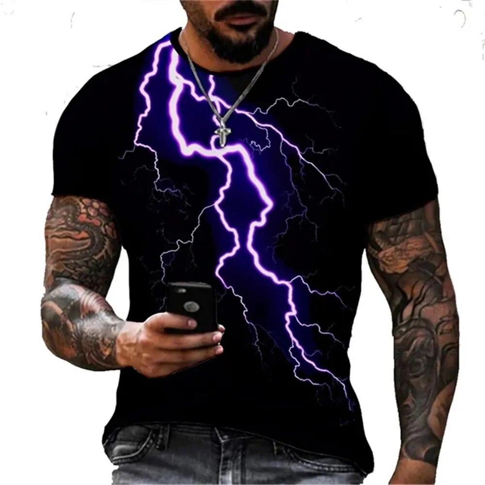 

Летняя трендовая модная уличная футболка в стиле хип-хоп с 3D мультяшным узором и короткими рукавами, свободная удобная футболка с круглым вырезом, мужская одежда L