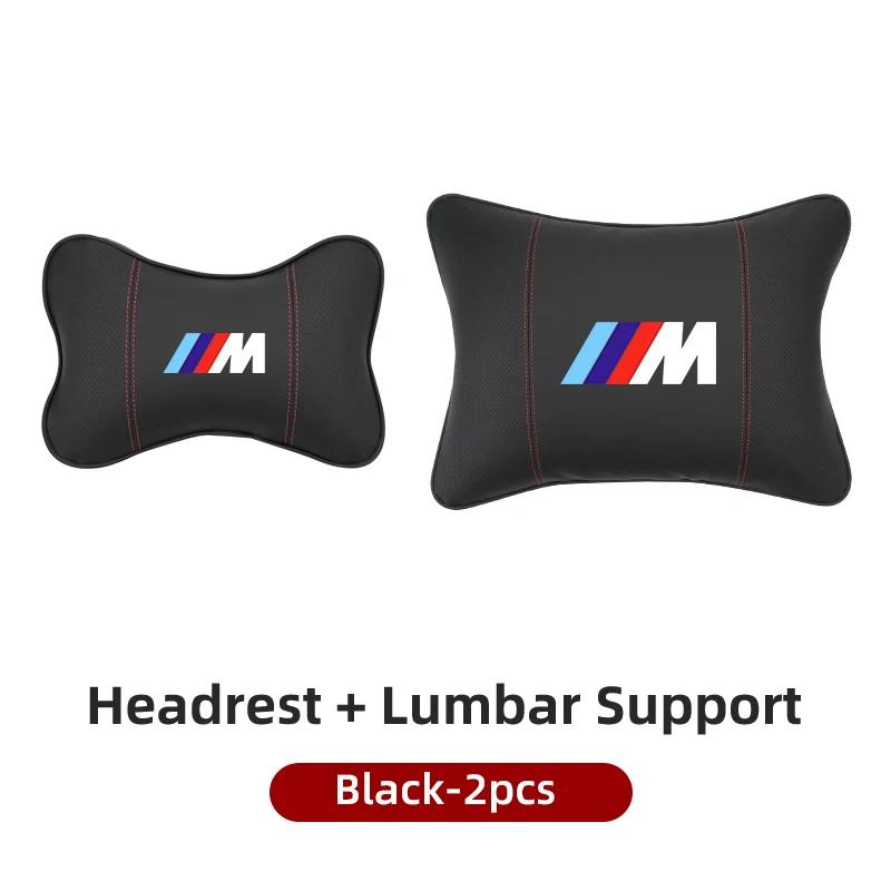 2025 Hot Car Seat Lumbar Neck Pillow Headrest Cushion Waist Interior For BMW X1 X2 X3 X4 X5 X6 X7 G20 G30 6GT E46 E90 E60 F10 E3