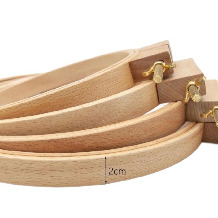 Verstellbarer Holz Stickrahmen Display Rahmen Runder Stickrahmen mit Federklemme für Handarbeiten Nähen Kunst Handwerk