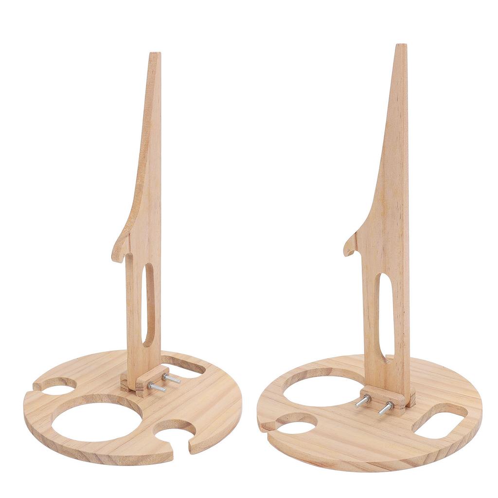 Klappbarer Wein-Picknicktisch Holzstrand-Picknicktisch Tragbares Weinregal für Outdoor-Camping und Strand