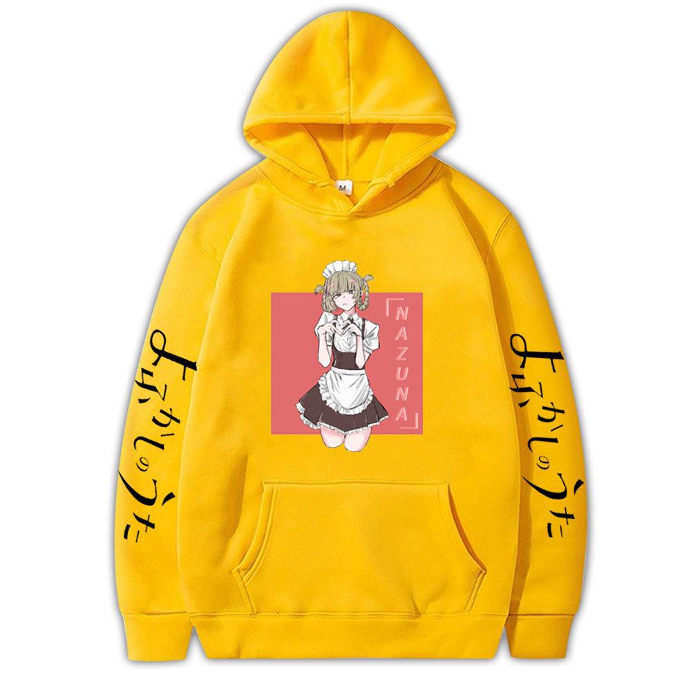 NAZUNA Anime Pullover Hoodie: Autumn/Winter Cartoon Style - Plus Size Trendy European/American Design