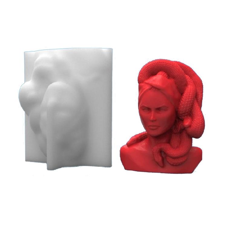 

Snake Goddess Silicone Candle Mold DIY Handmade Party Supplies Household 1