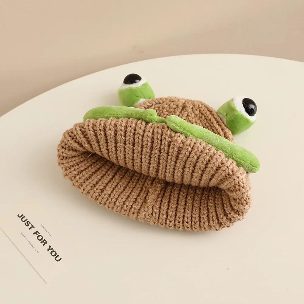 Ztluštěné teplé pletené čepice, větruodolné, ochrana sluchu, čepice, svetr, princeznovská čepice, podzim/zima