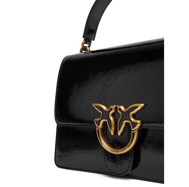 Bag PINKO Love One Top Handle Classic Light PE 25 PLTT 100066 A1UV Black