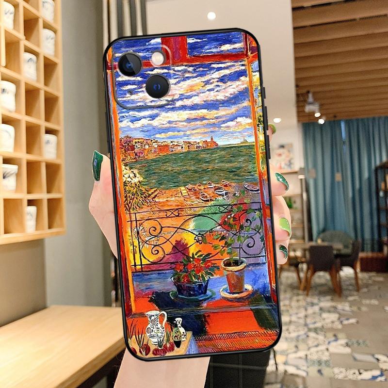 Matisse Oil Painting Phone Case For iPhone 13 Pro Max 16 15 11 12 14 17 Pro Max Mini 15 16 Plus 16e 17 Air Cover