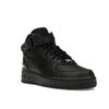 Supreme x Nike Air Force 1 Mid Box Logo - Triple Black Unisex Sneakers FZ8784-001