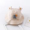 Niedlicher Baumwoll-Babysonnenhut für Jungen und Mädchen Frühling Herbst Fischerhut