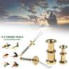Detachable Design Fly Tying Dubbing Hair Stacker Dubbing Tool Fly Fishing Tools Lure Making Tackle Steelhead Flies