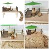Small Pet Ladder for Hamster Cage Entertainment Jumping Platform Climbing Toy Multiple Playground Toy for Small Animals