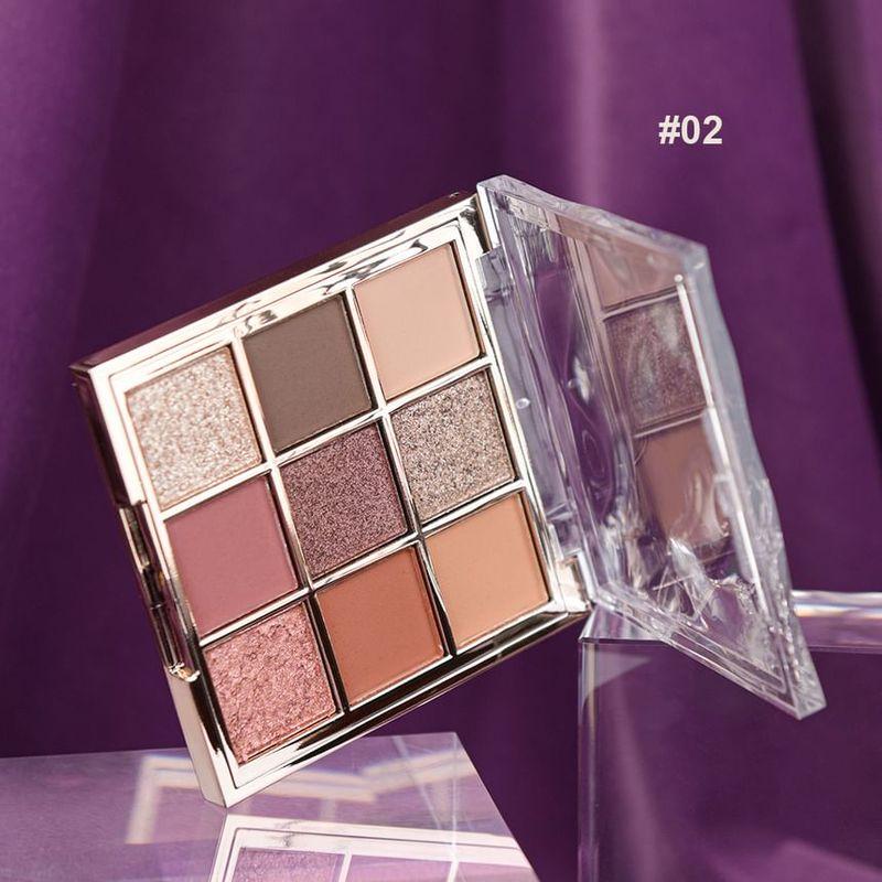 Gege Bear - Light Phantom 9 Colors Eyeshadow Palette - 4 Types