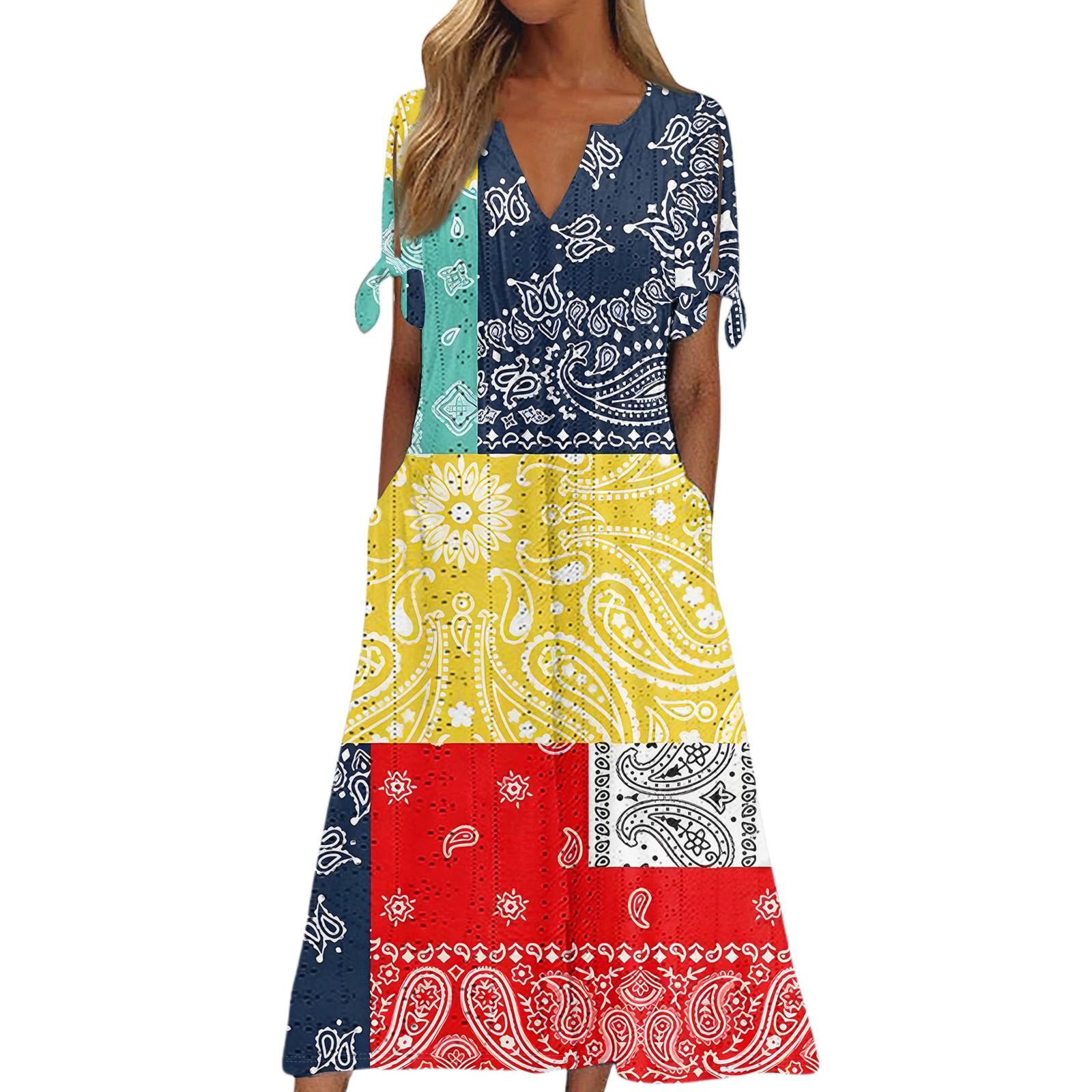 

Женское повседневное модное темпераментное элегантное платье макси с лоскутным поясом и цветочным принтом XL чёрный