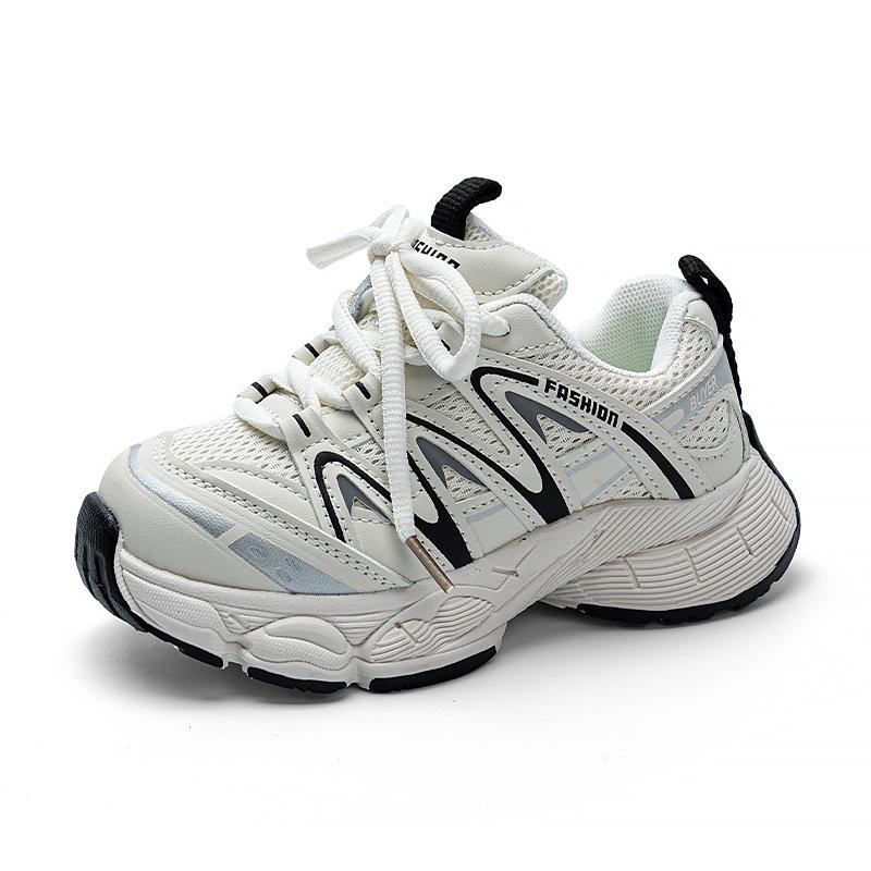 [Spring Summer Kids Shoes Lightweight Breathable Sports Running Shoes Korean Casual Dad Sneakers for Boys and Girls]