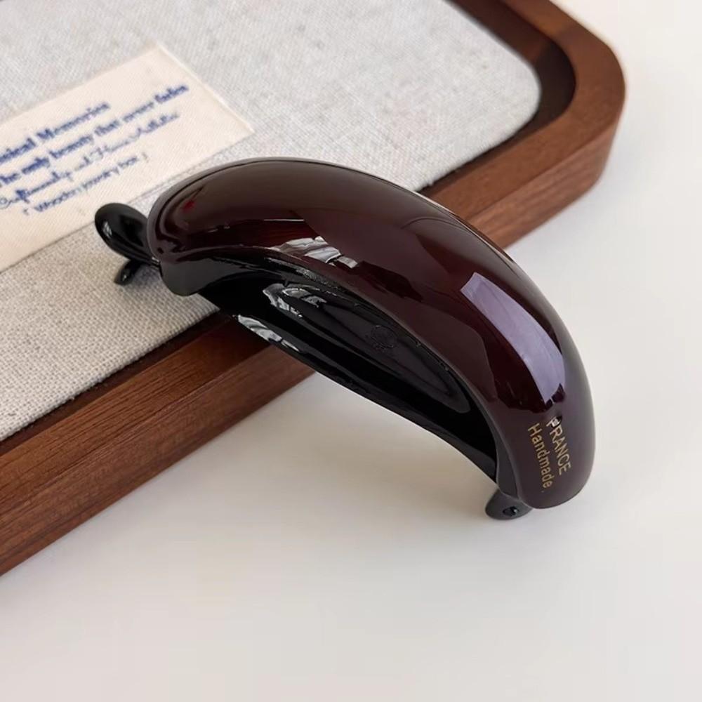 Simple Temperament High Ponytail Buckle Clip Acetate Twist Hair Clips  Women Girls Gift