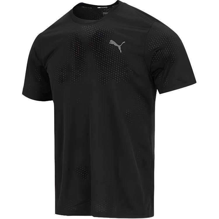 PUMA Set-in Sleeve T-Shirt Men`s Black
