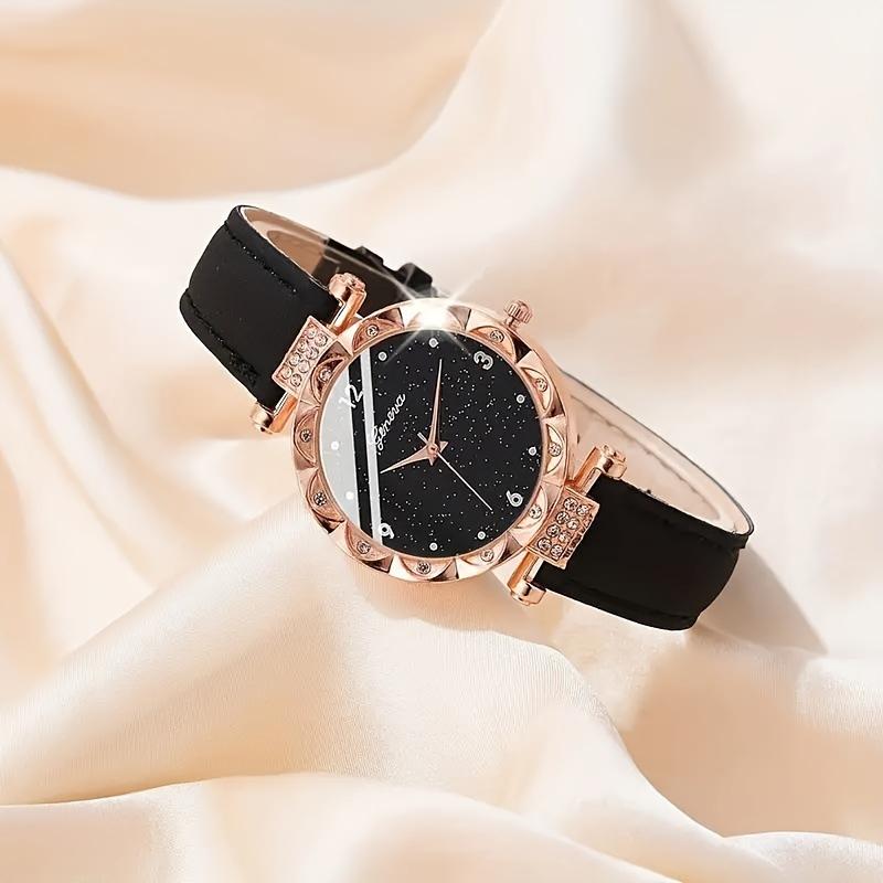Ladies Watch Fashion Diamond Star Watch Temperament Frosted Quartz Watch