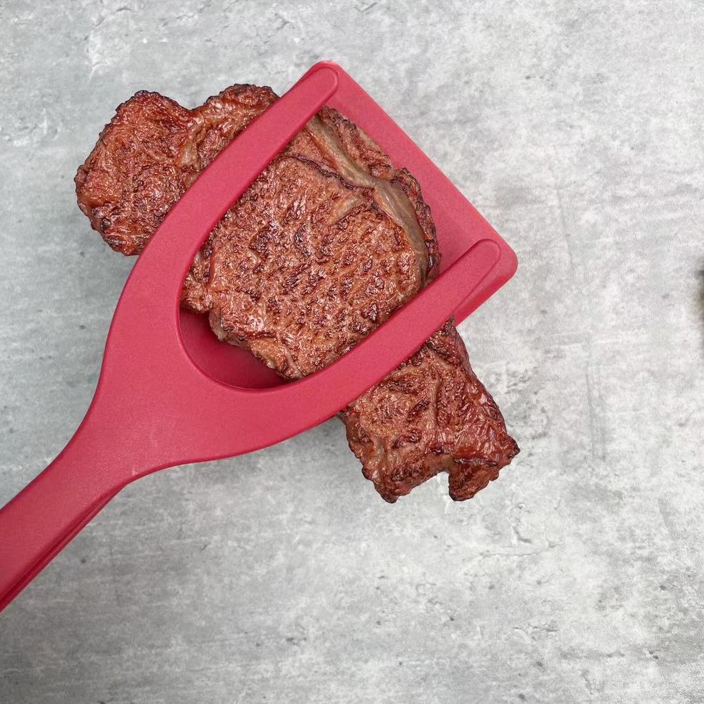 Nylon Two-in-One Anti-Scald Spatula for Pancakes, Bread, Eggs, Steak, Fish