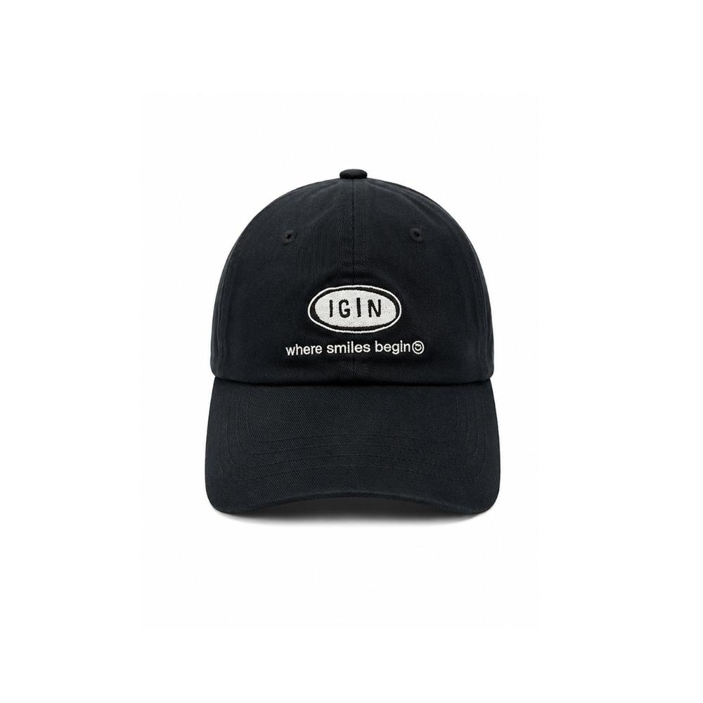 IGIN BTS JIN Ball Cap White Korean Fashion Logo Cap Unisex One Size чёрный