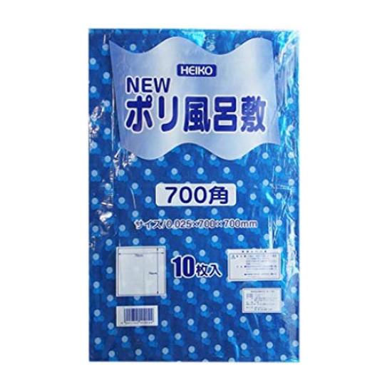 

HEIKO N Poly Furoshiki 700mm polka dot 10 pieces (wrapping cloth), square, blue, / 62-1000-92 синий